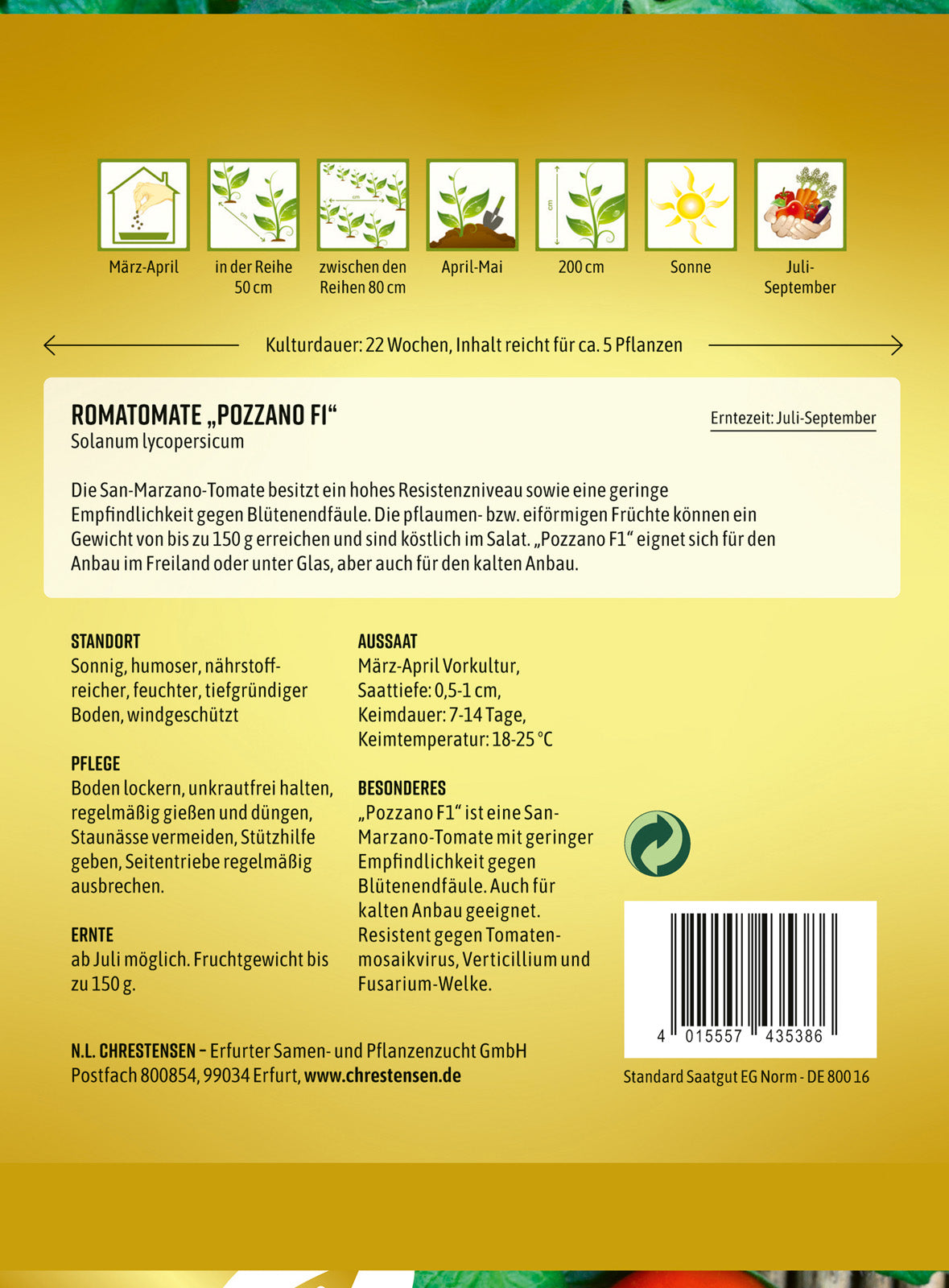 N.L. Chrestensen Romatomate Pozzano F1
