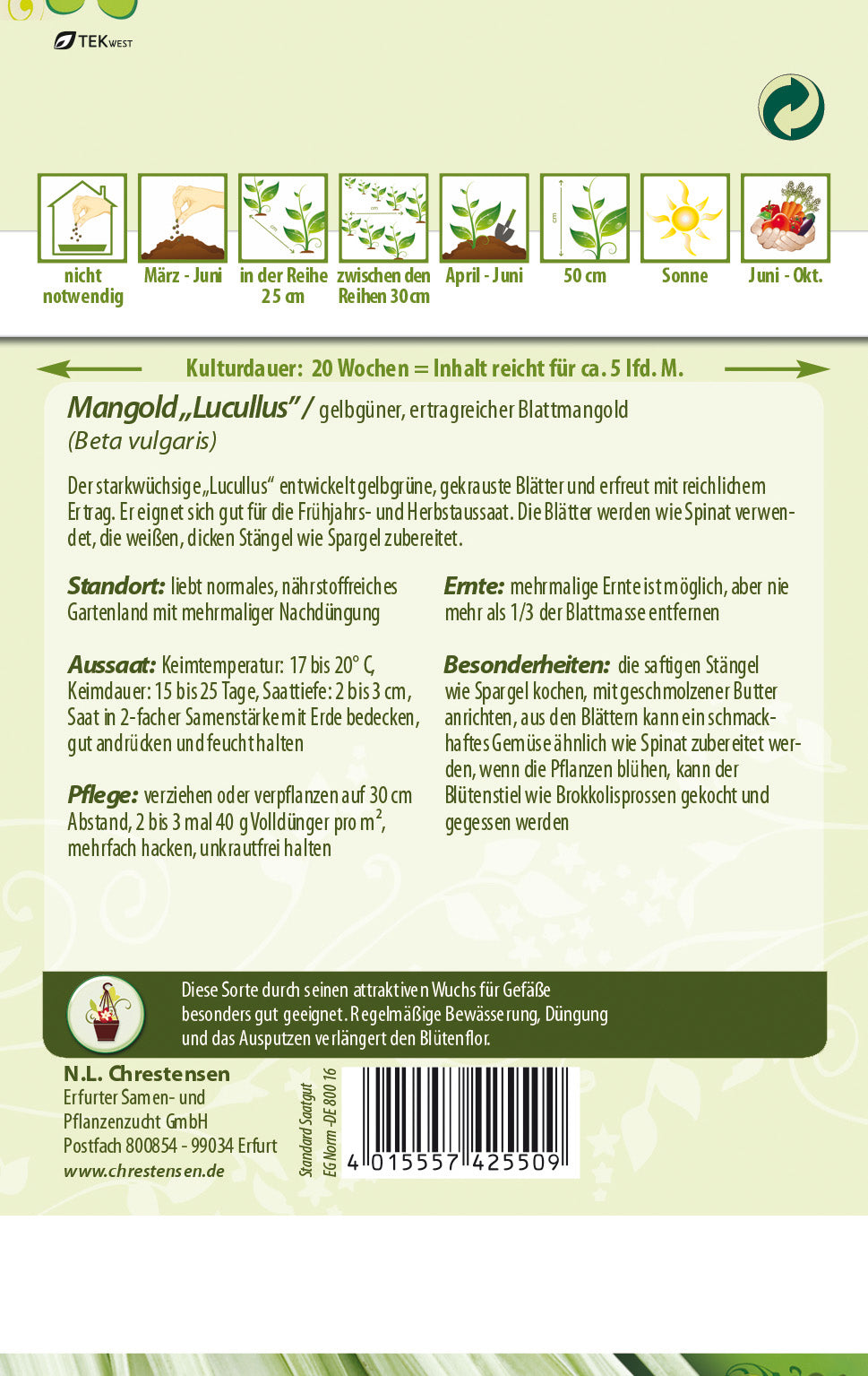 N.L. Chrestensen Mangold Lucullus