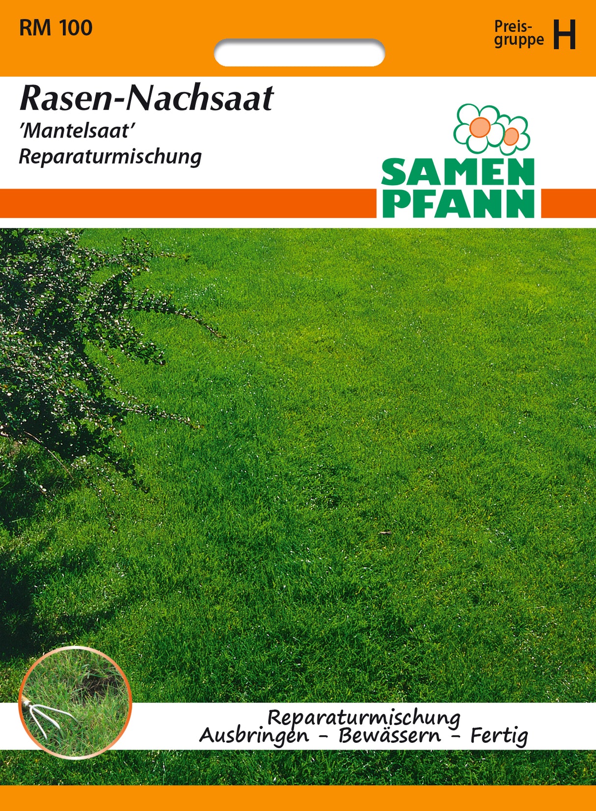 Samen Pfann Rasen-Nachsaat Mantelsaat Reparaturmischung