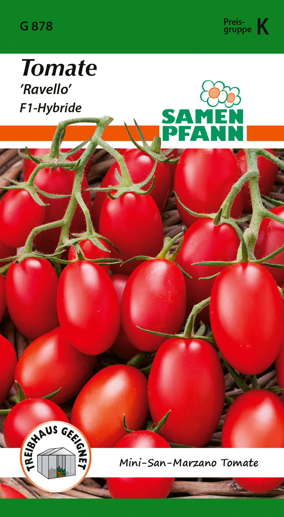 Samen Pfann Tomate Ravello