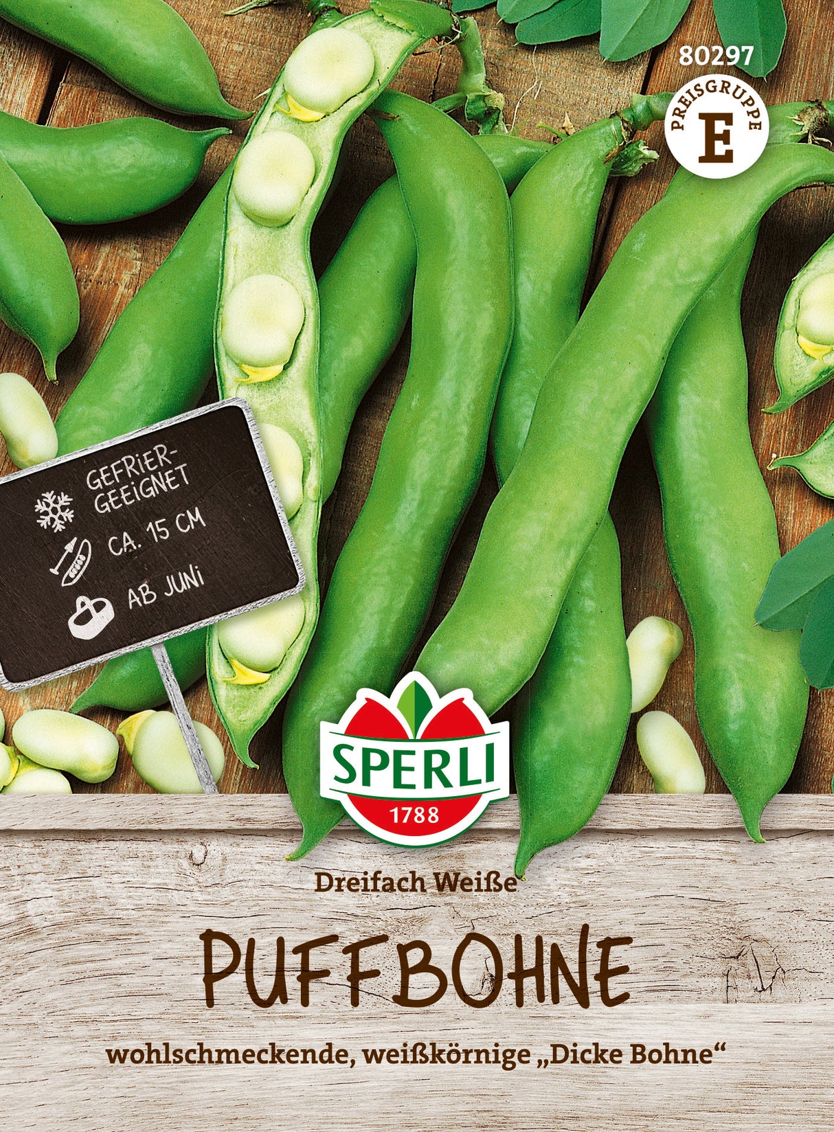 SPERLI Puffbohne Dreifach Weiße