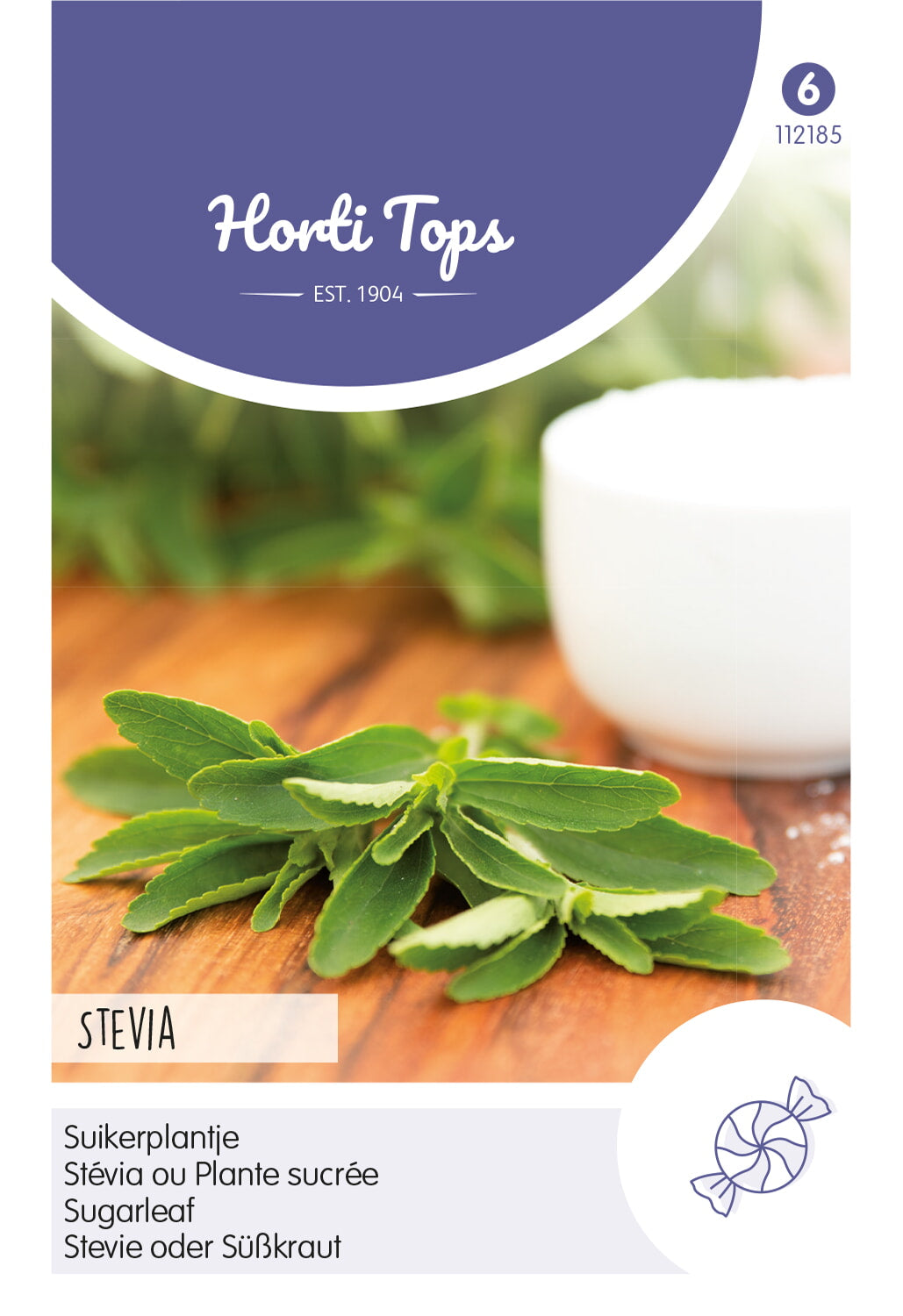 Horti Tops Stevia Rebaudiana Süßkraut oder Honigblatt