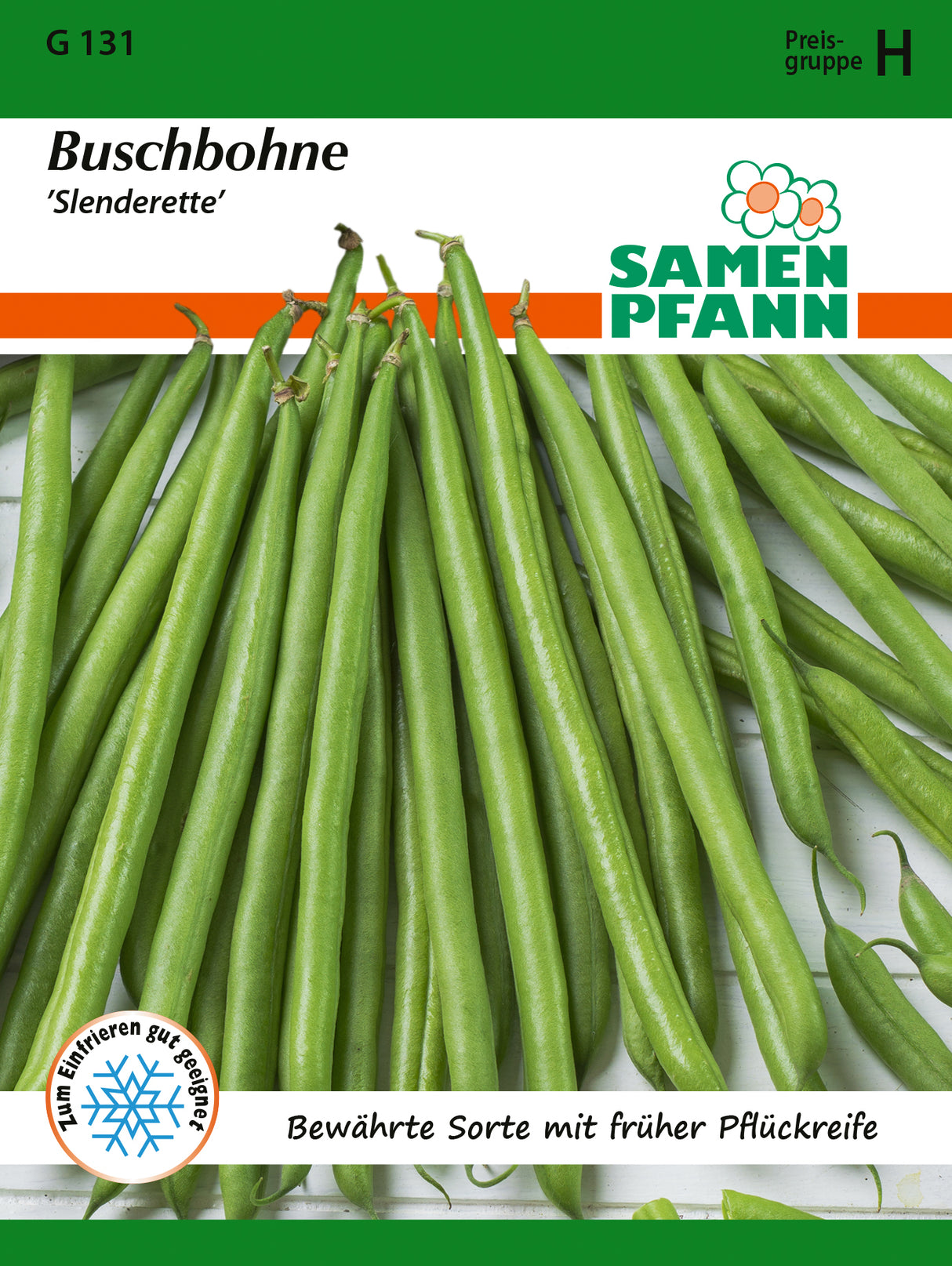 Samen Pfann Buschbohne Slenderette