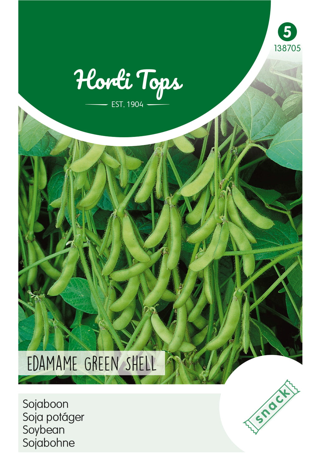 Horti Tops Sojabohne Edamame Green Shell