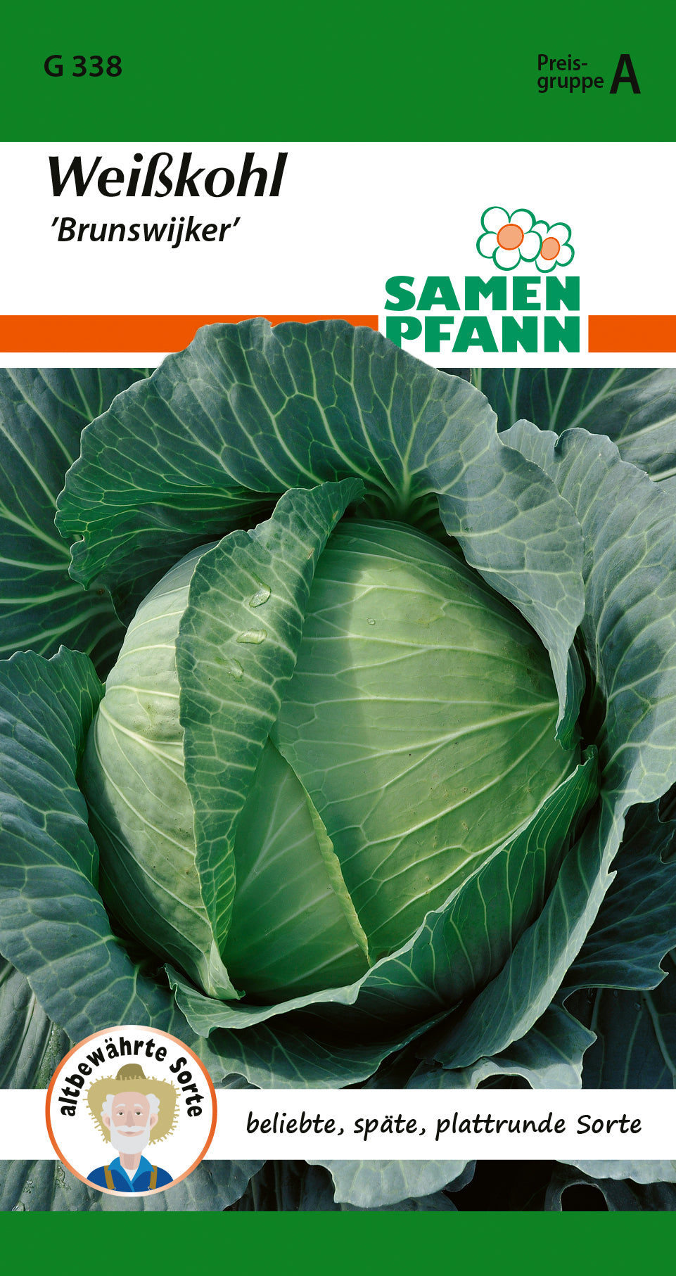 Samen Pfann Weißkohl Brunswijker