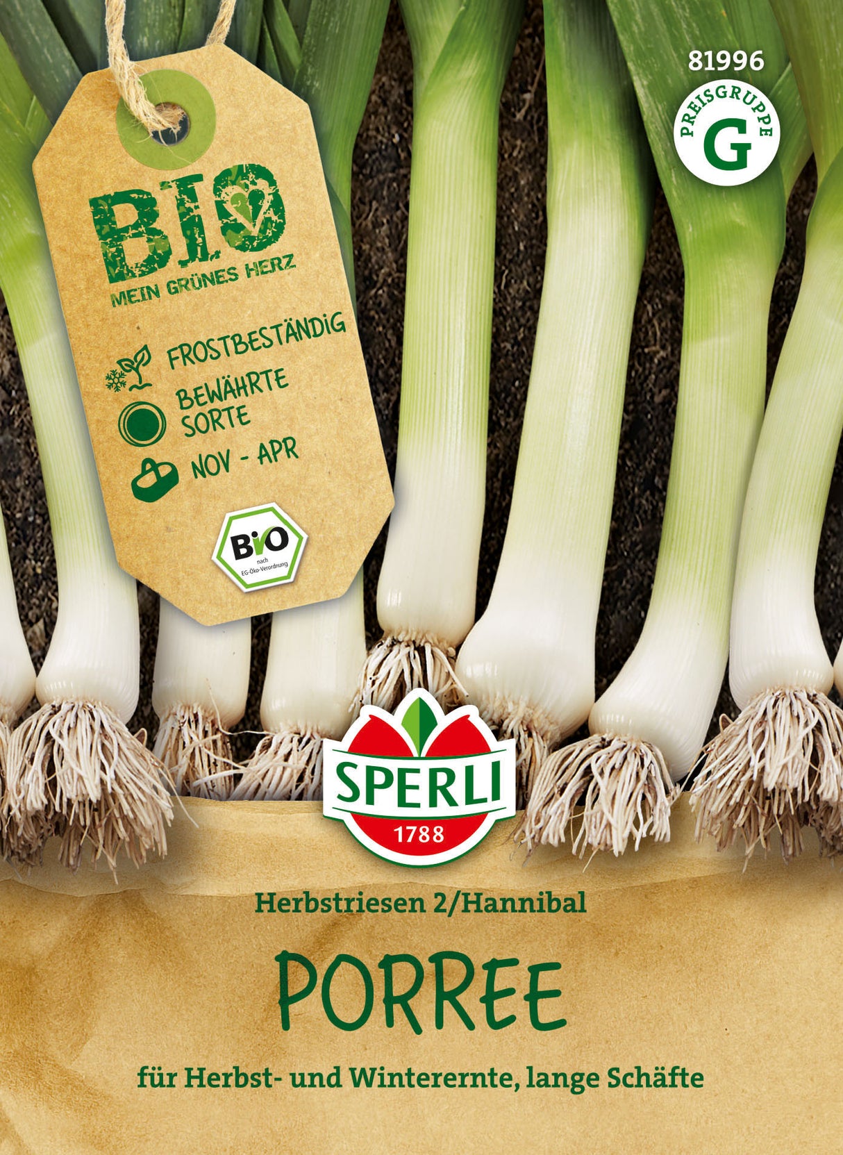 SPERLI BIO Porree Herbstriesen 2 / Hannibal