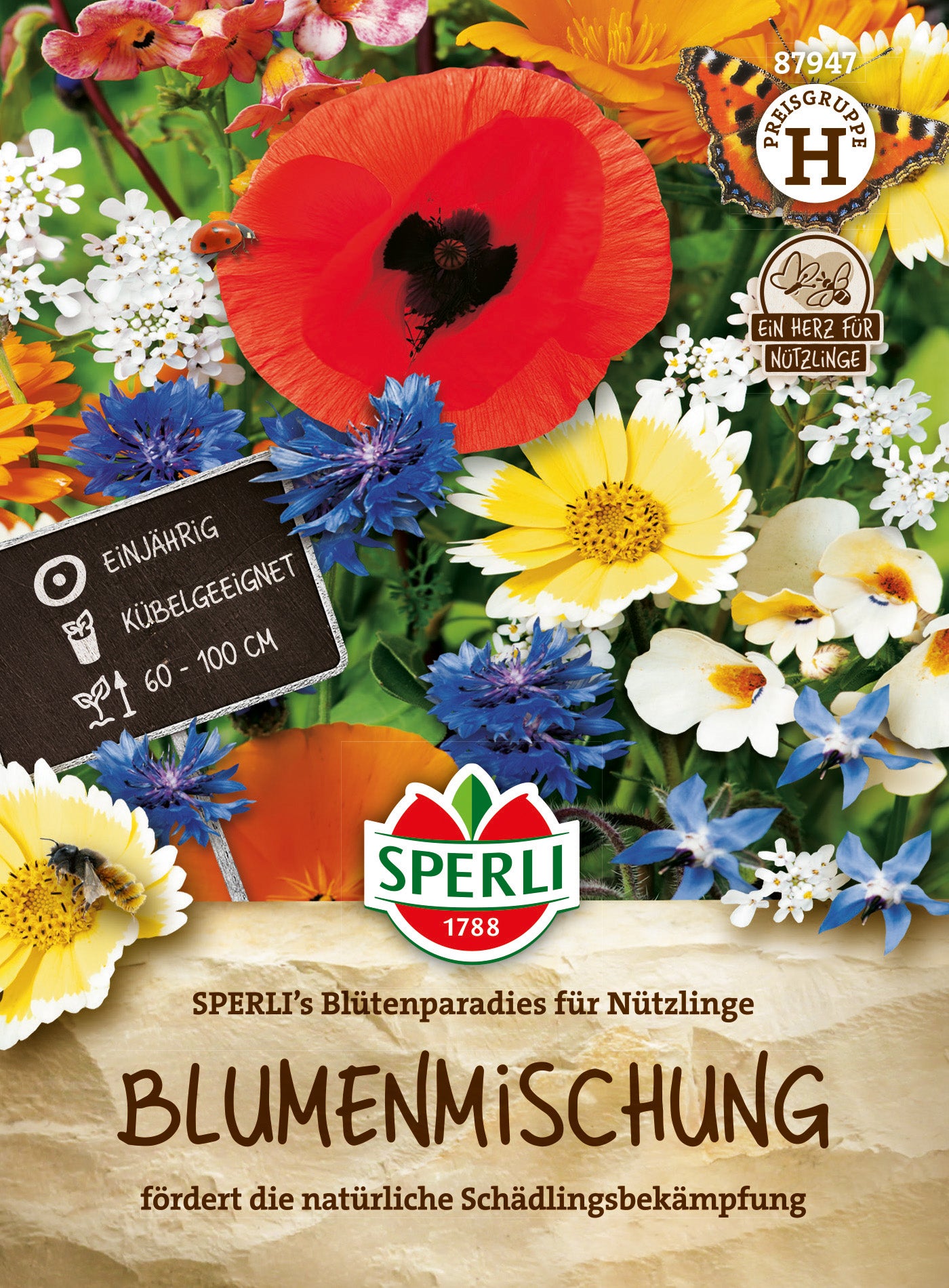SPERLI Blumensamen-Mischungen SPERLI's Blütenparadies für Nützlinge