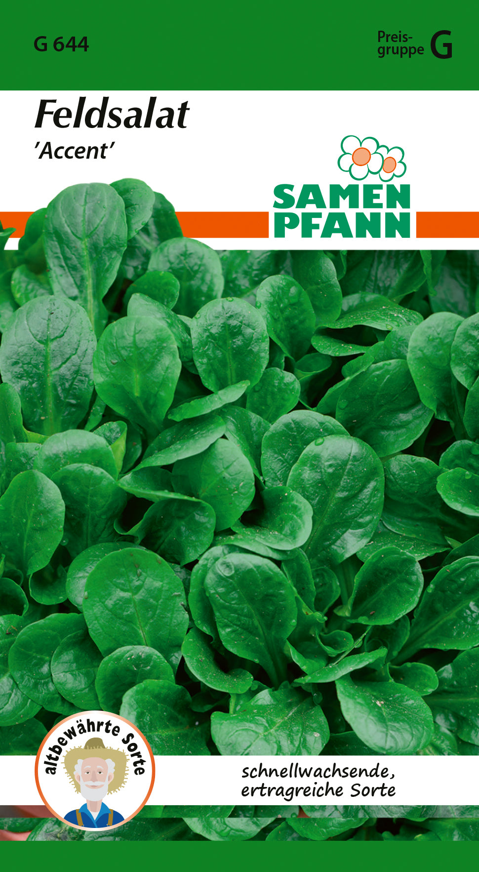 Samen Pfann Feldsalat Accent