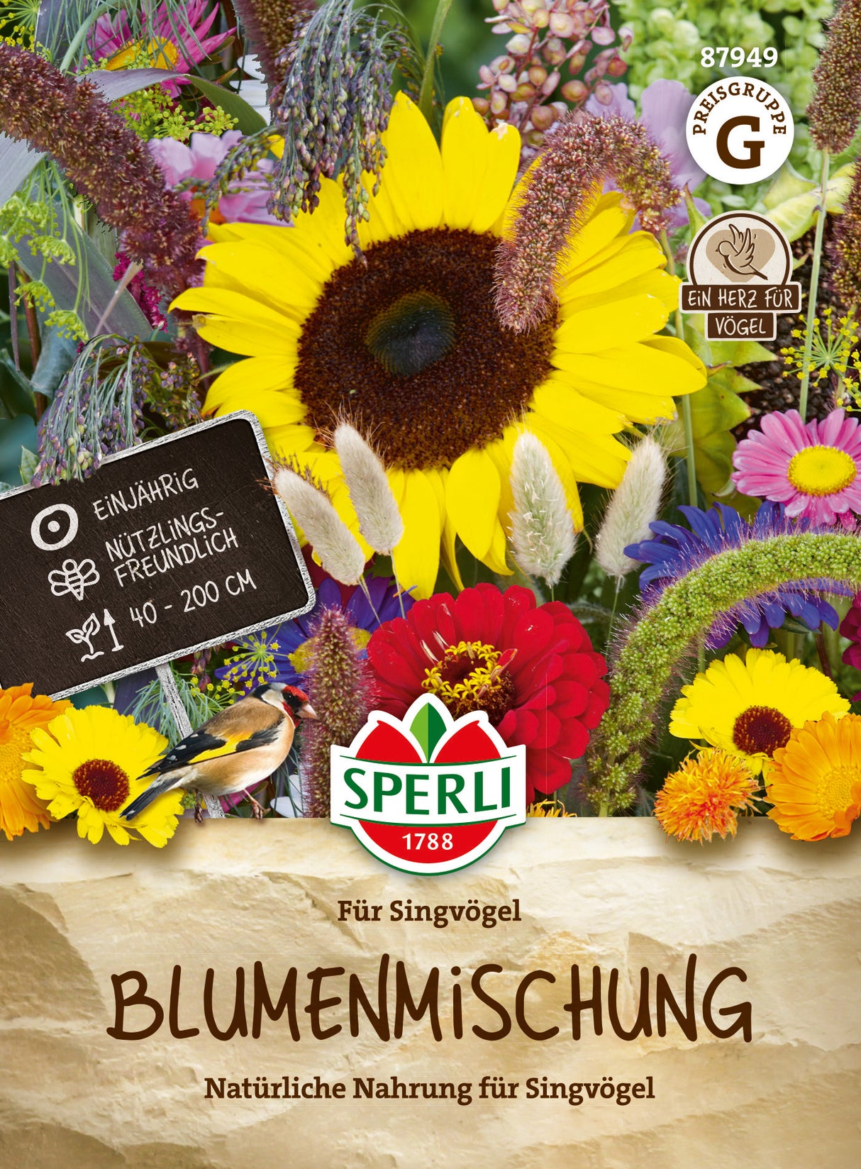 SPERLI Blumensamen-Mischungen Für Singvögel