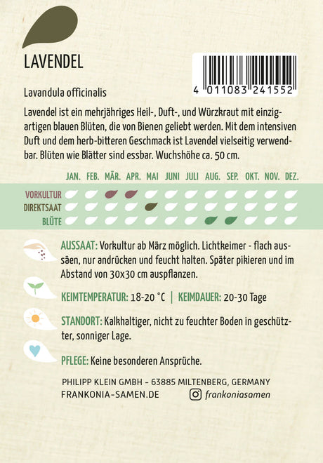 Frankonia Samen Lavendel