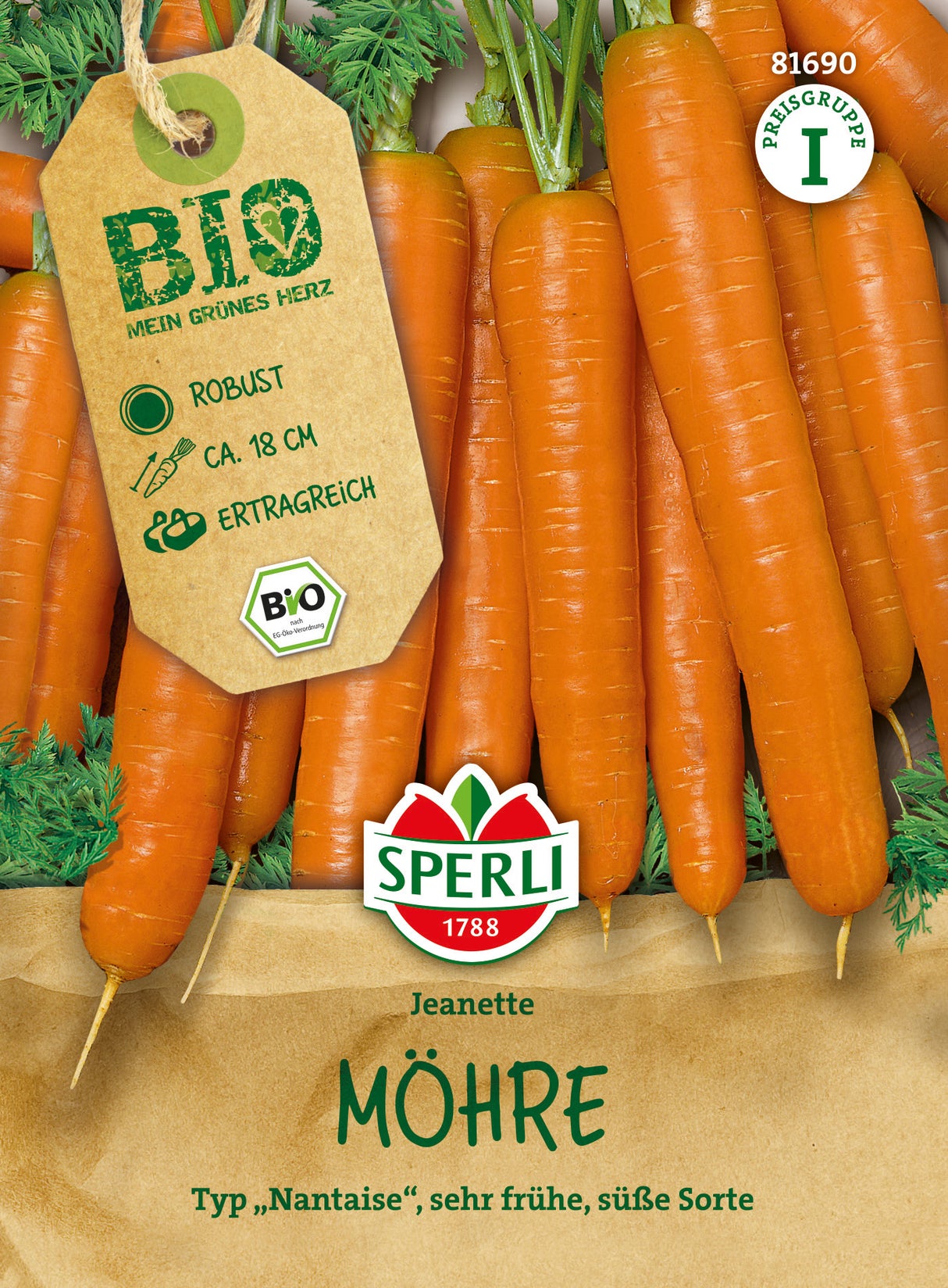 SPERLI BIO Möhre Jeanette