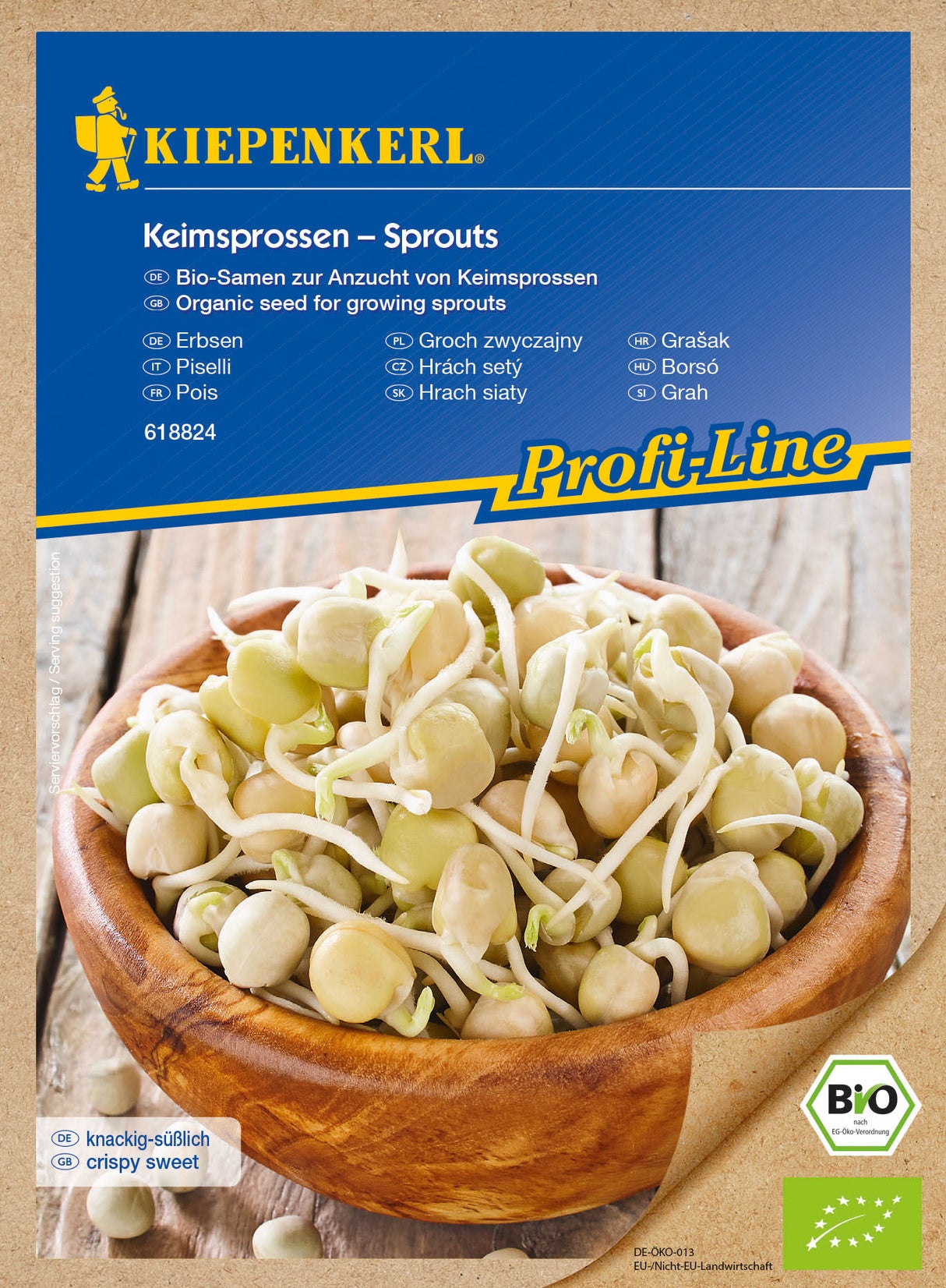 Kiepenkerl BIO Keimsprossen Erbsen