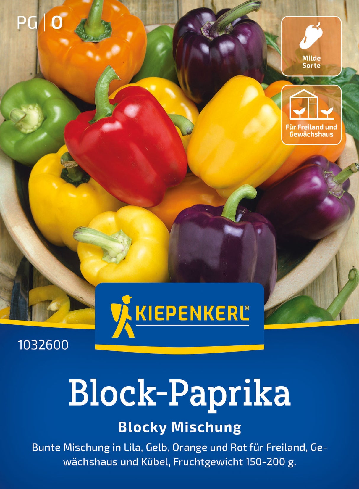 Kiepenkerl Blockpaprika Blocky Mischung