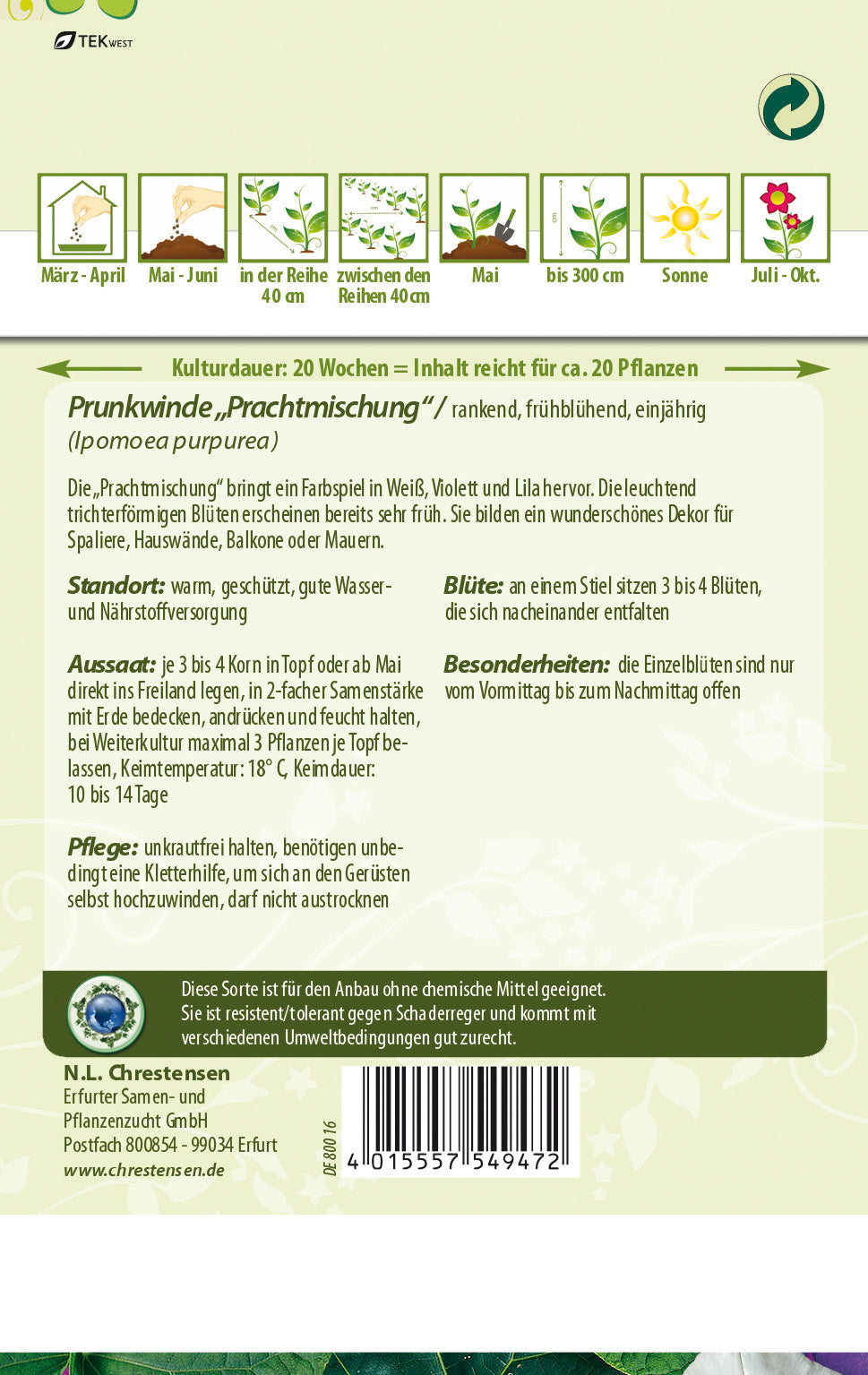 N.L. Chrestensen Prunkwinde Prachtmischung