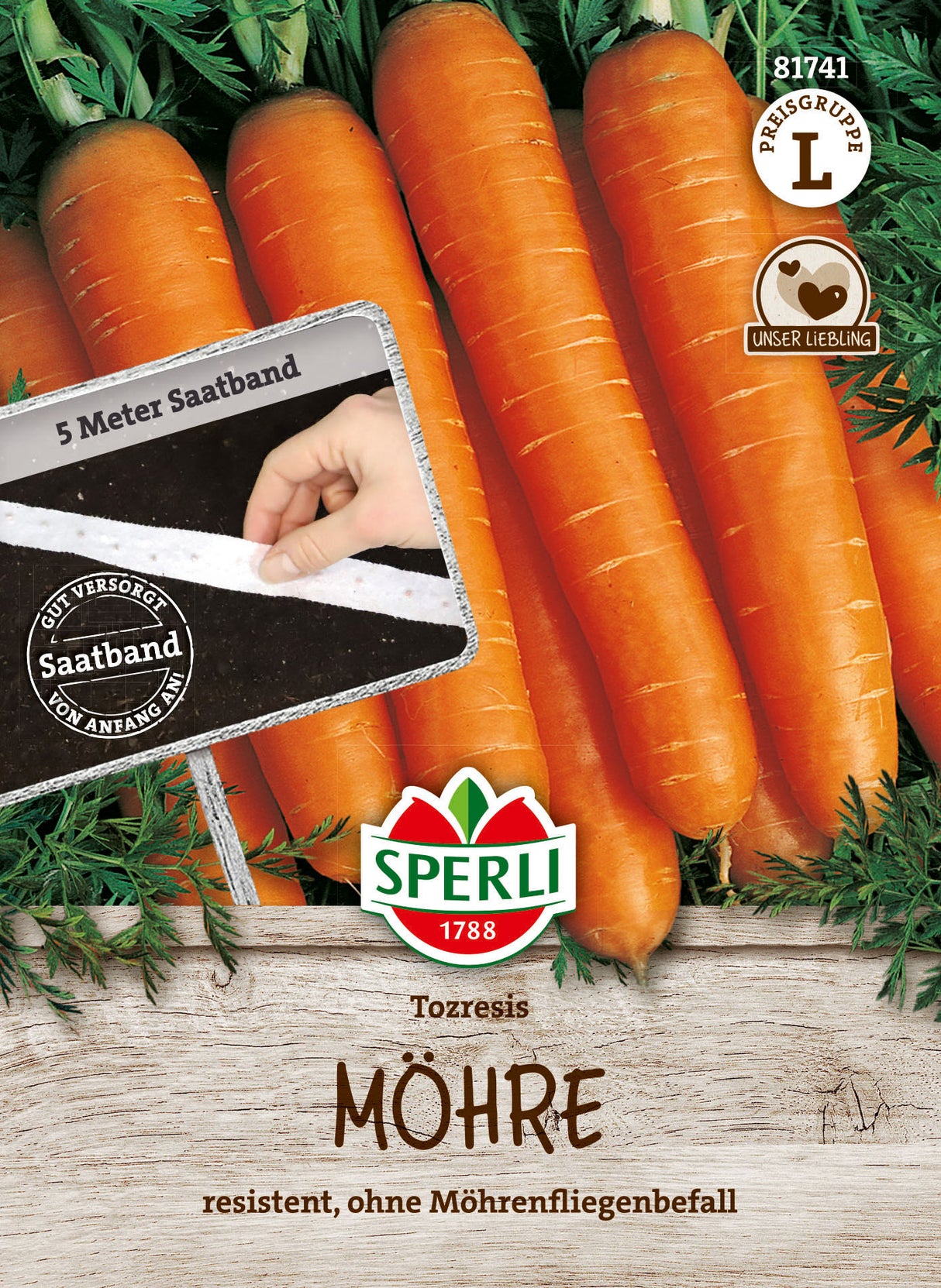 SPERLI Möhre Tozresis Saatband