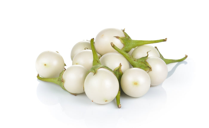 Aubergine White Egg