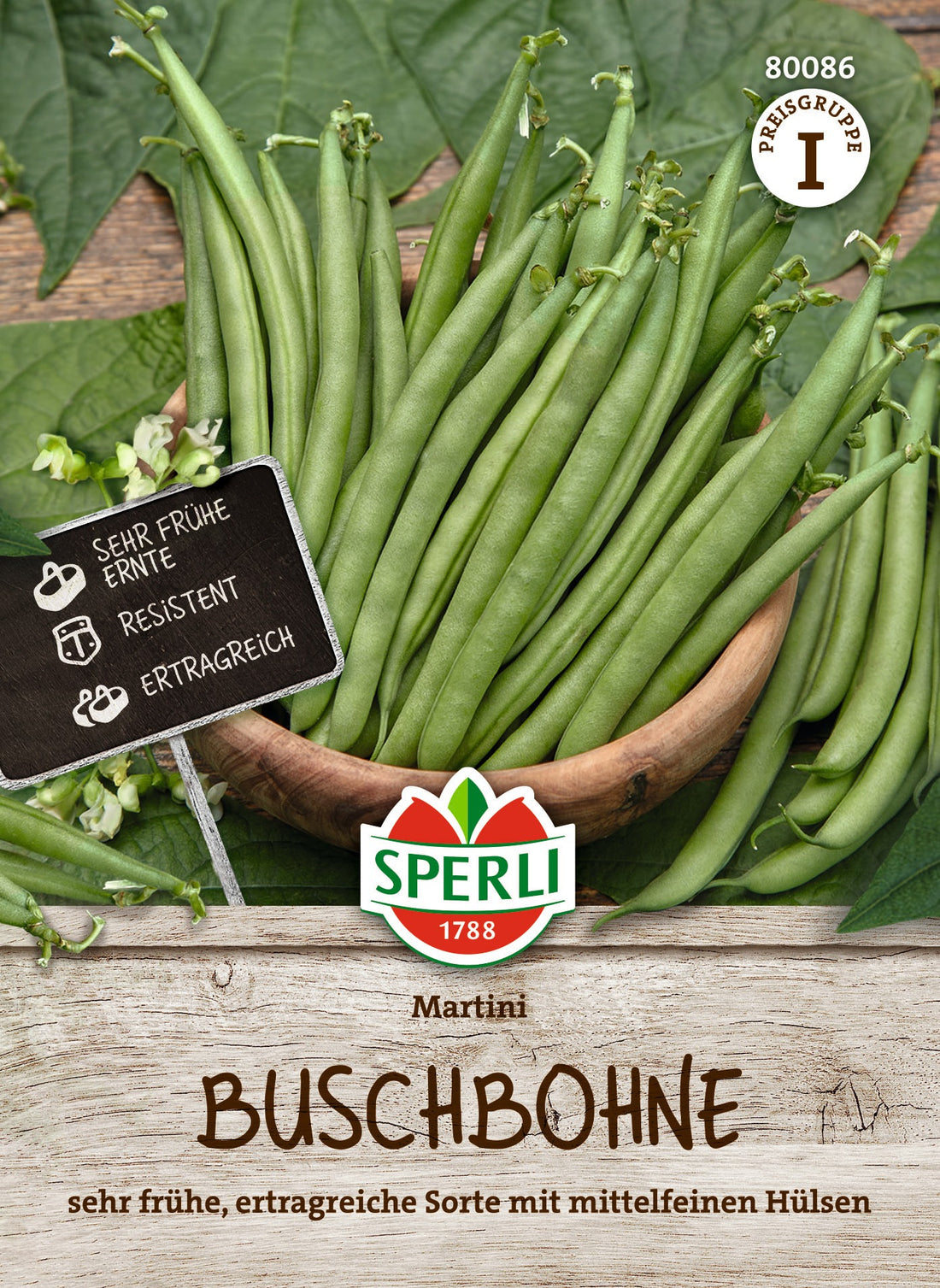 SPERLI Buschbohne Martini