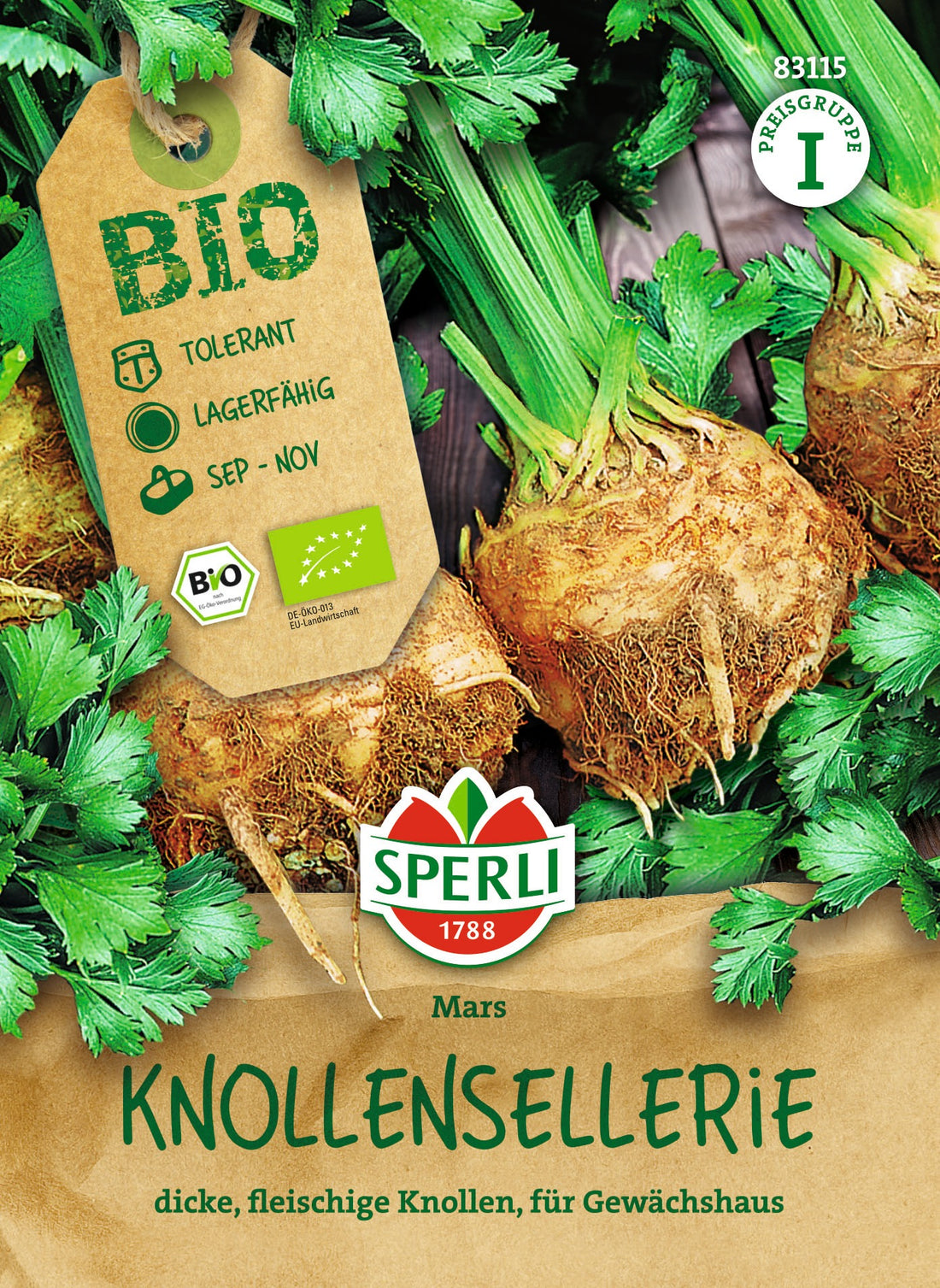 SPERLI BIO Knollsellerie Mars