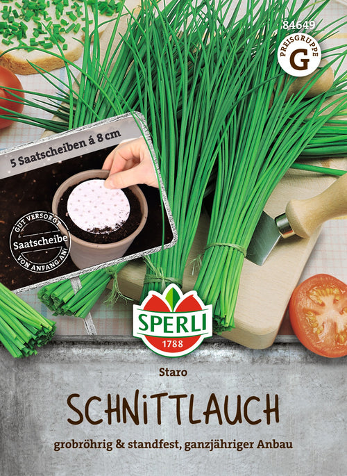 SPERLI Schnittlauch Staro Saatscheibe