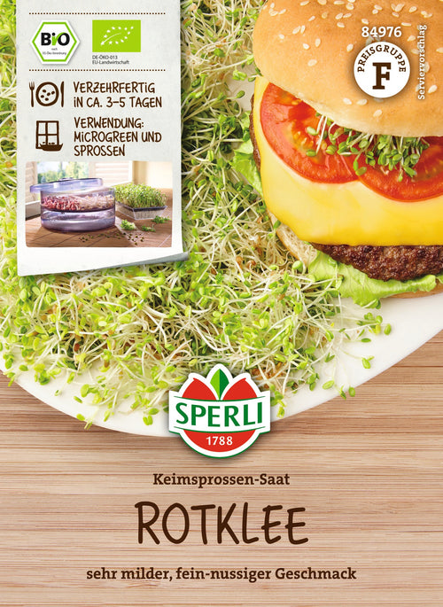 SPERLI BIO Keimsprossen Rotklee
