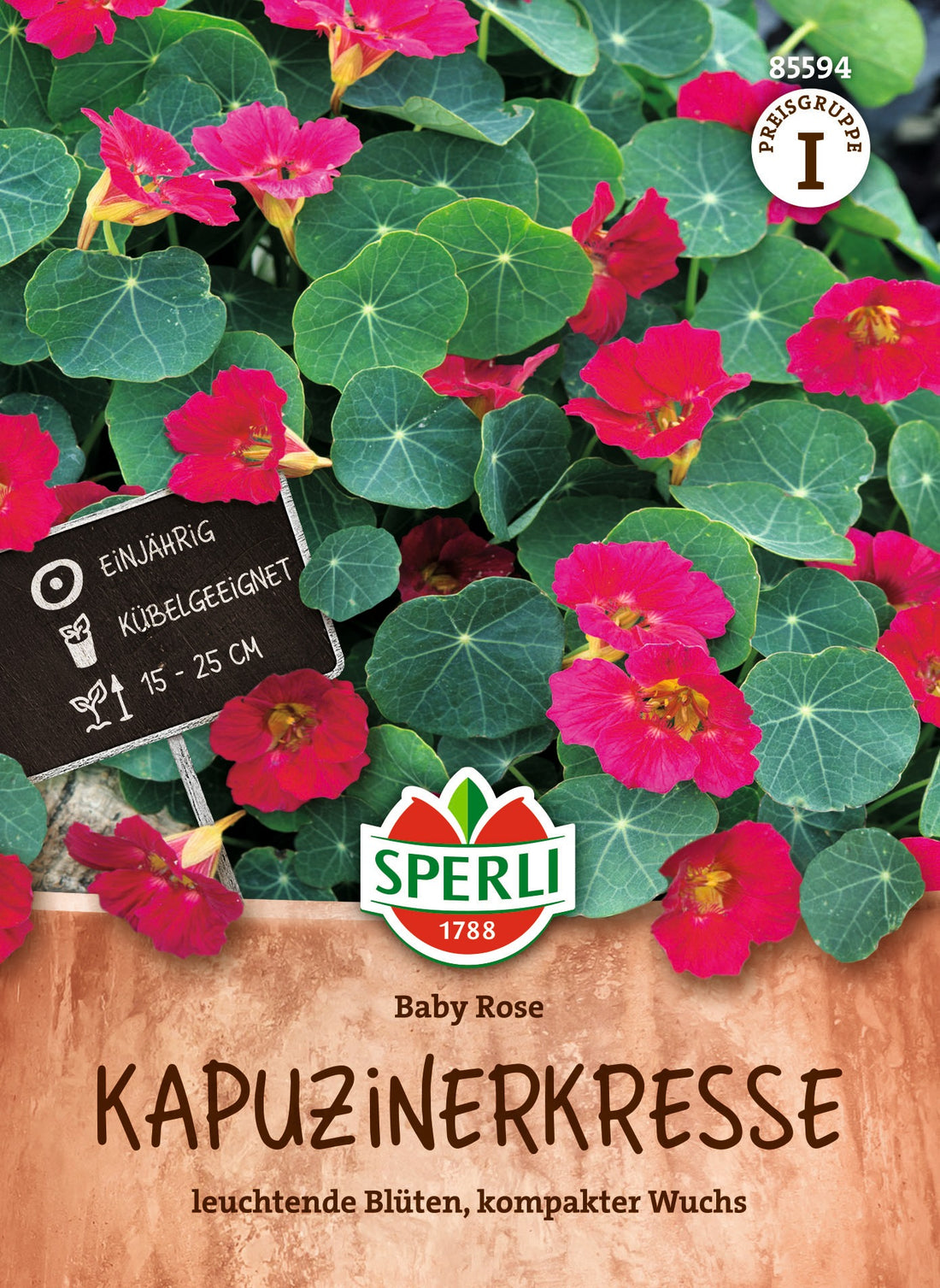 SPERLI Kapuzinerkresse Baby Rose