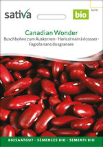 Sativa Buschbohne zum Auskernen Canadian Wonder