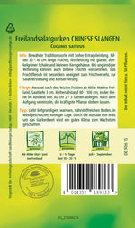 Quedlinburger Freiland-Salatgurke Chinese Slangen