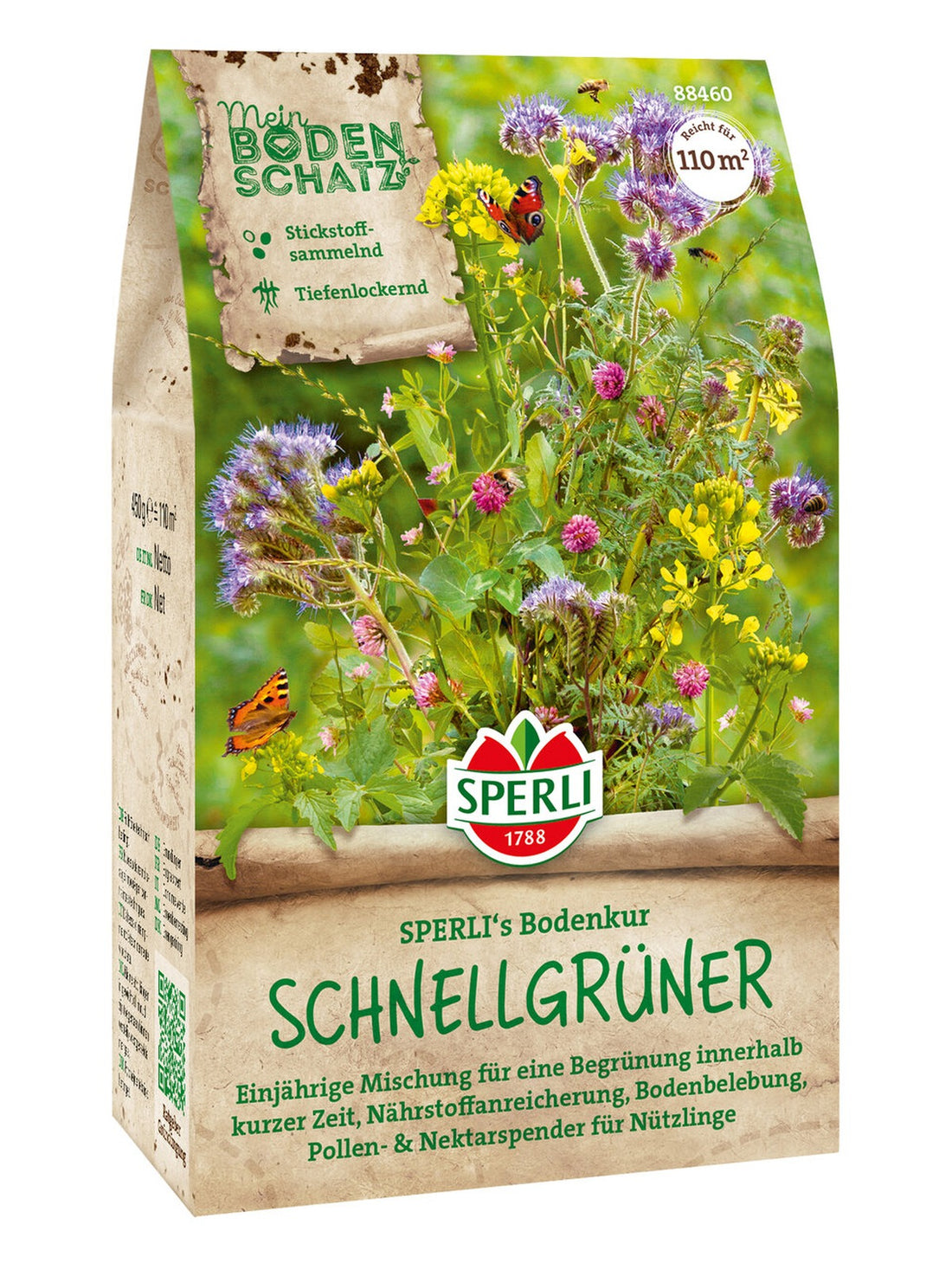 SPERLI Gründünger-Mischung Bodenkur Schnellgrüner 450g