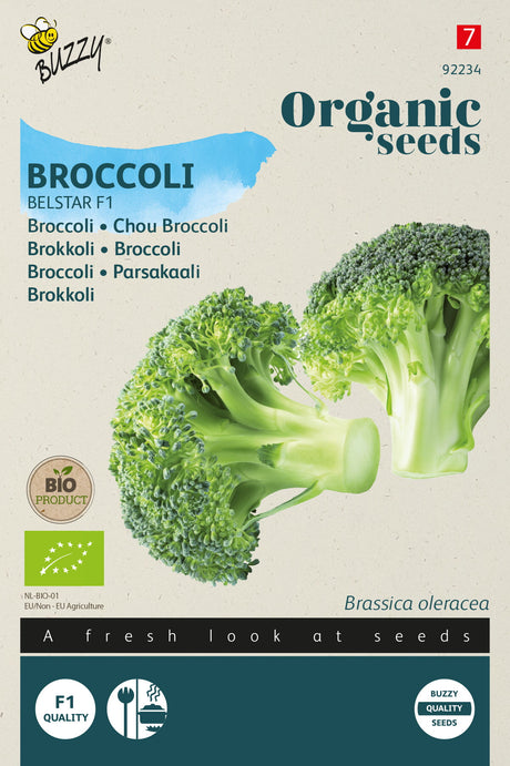 Buzzy Organic Seeds BIO Brokkoli Belstar