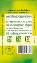 Quedlinburger Steinkraut Goldkörbchen, gelb