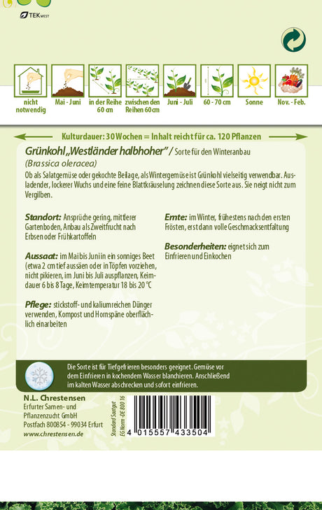 N.L. Chrestensen Grünkohl Westländer halbhoher
