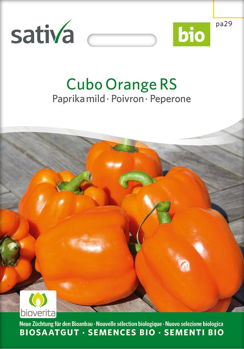 Sativa BIO Paprika mild Cubo Orange RS