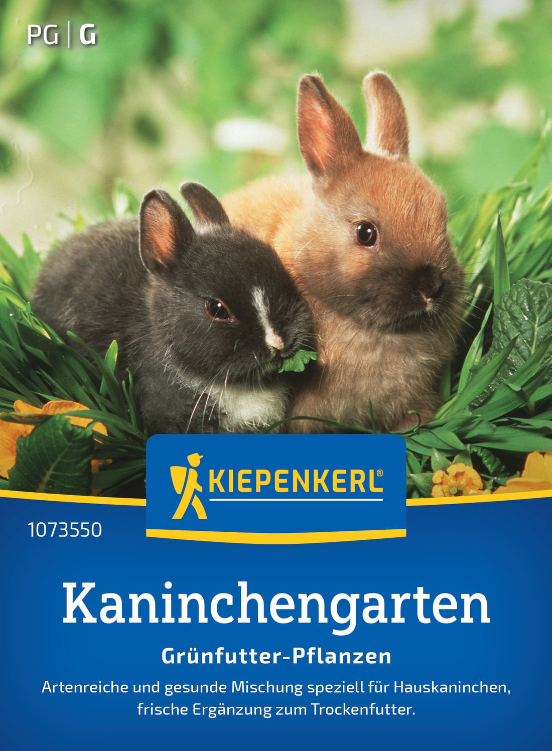 Kiepenkerl Gräser Kaninchengarten Grünfutter Mischung Loses Saatgut
