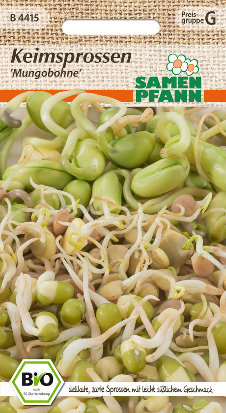 Samen Pfann BIO Keimsprossen Mungobohne