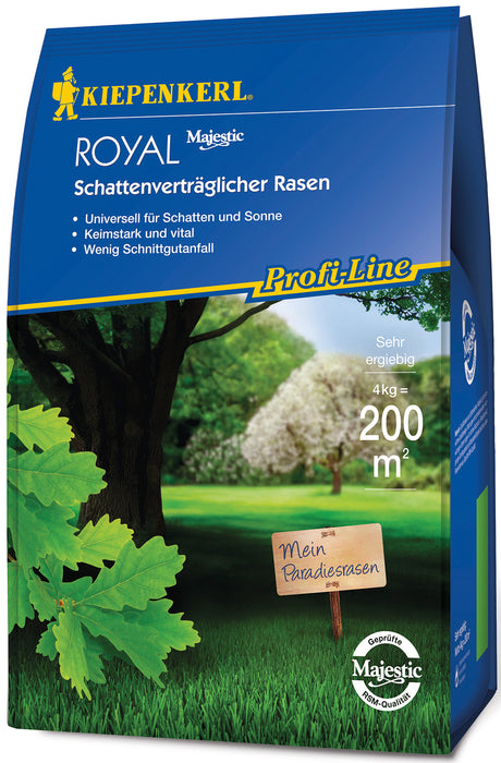 Kiepenkerl Rasen Schattenverträglich Royal, 4 kg Profi-Line