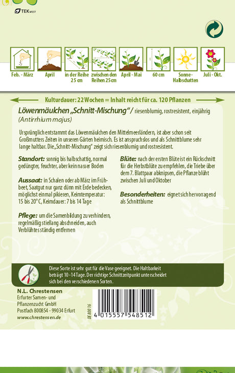 N.L. Chrestensen Löwenmäulchen Schnitt-Mischung