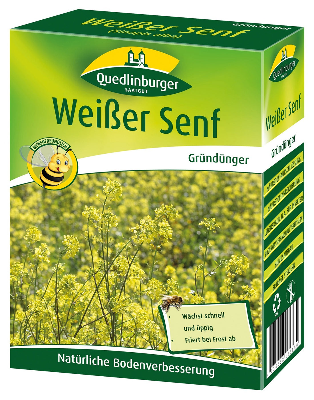 Quedlinburger Gründüngung Weißer Senf/Gelbsenf