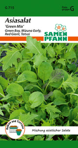 Samen Pfann Asiasalat Green Mix