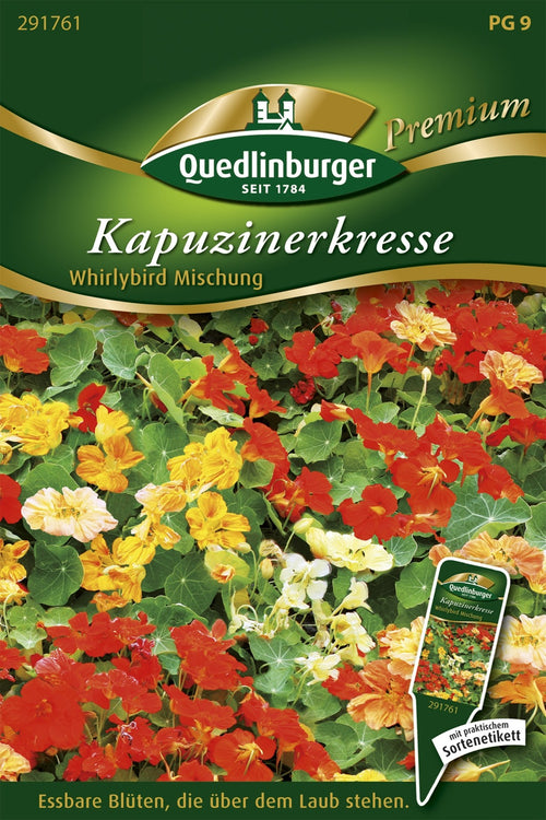 Quedlinburger Kapuzinerkresse Whirlybird Mischung