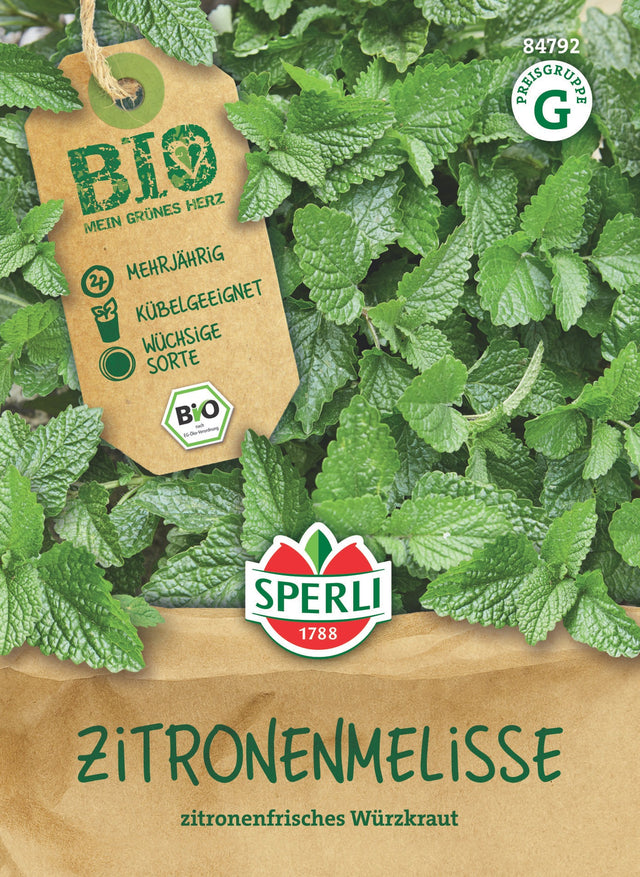 SPERLI BIO Kräuter Zitronenmelisse