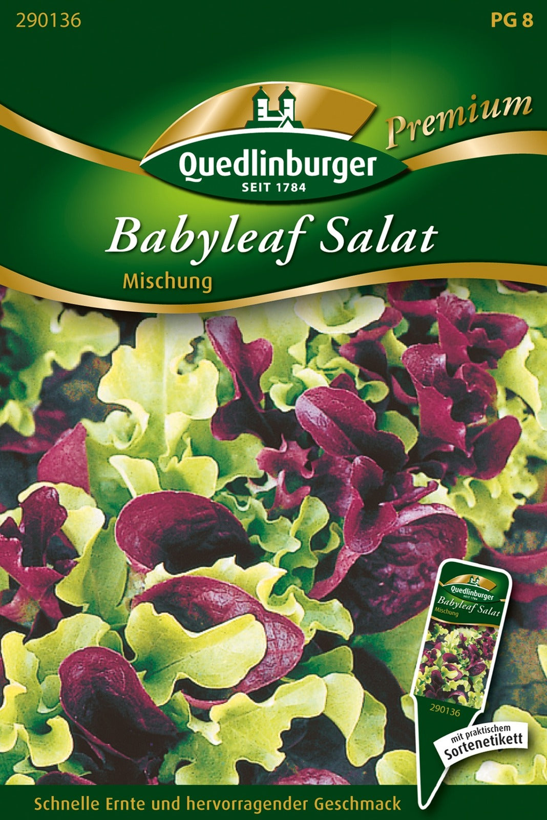 Quedlinburger Pflück-& Schnittsalat Mischung