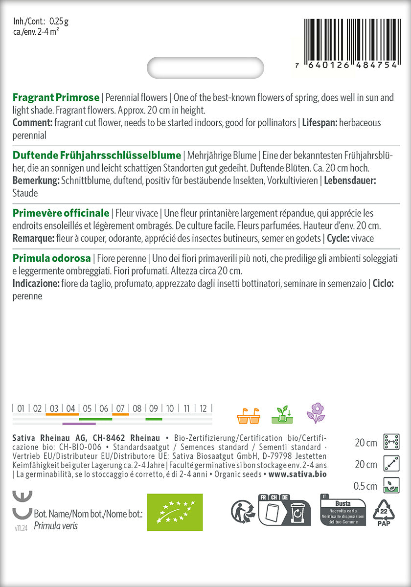 Sativa Duftende Frühjahrsschlüsselblume