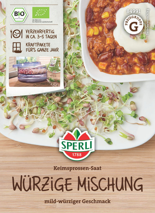 SPERLI BIO Keimsprossen Würzige Mischung