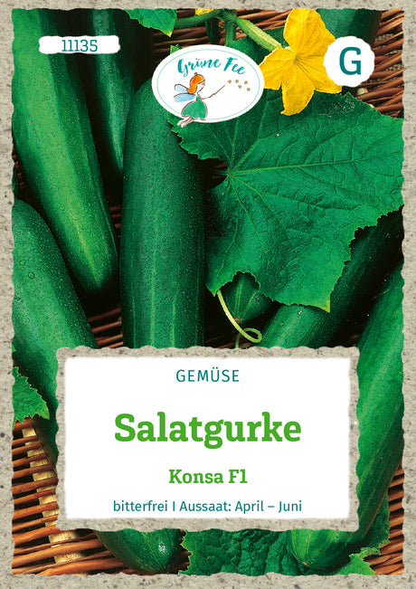 Grüne Fee Salatgurken Konsa F1