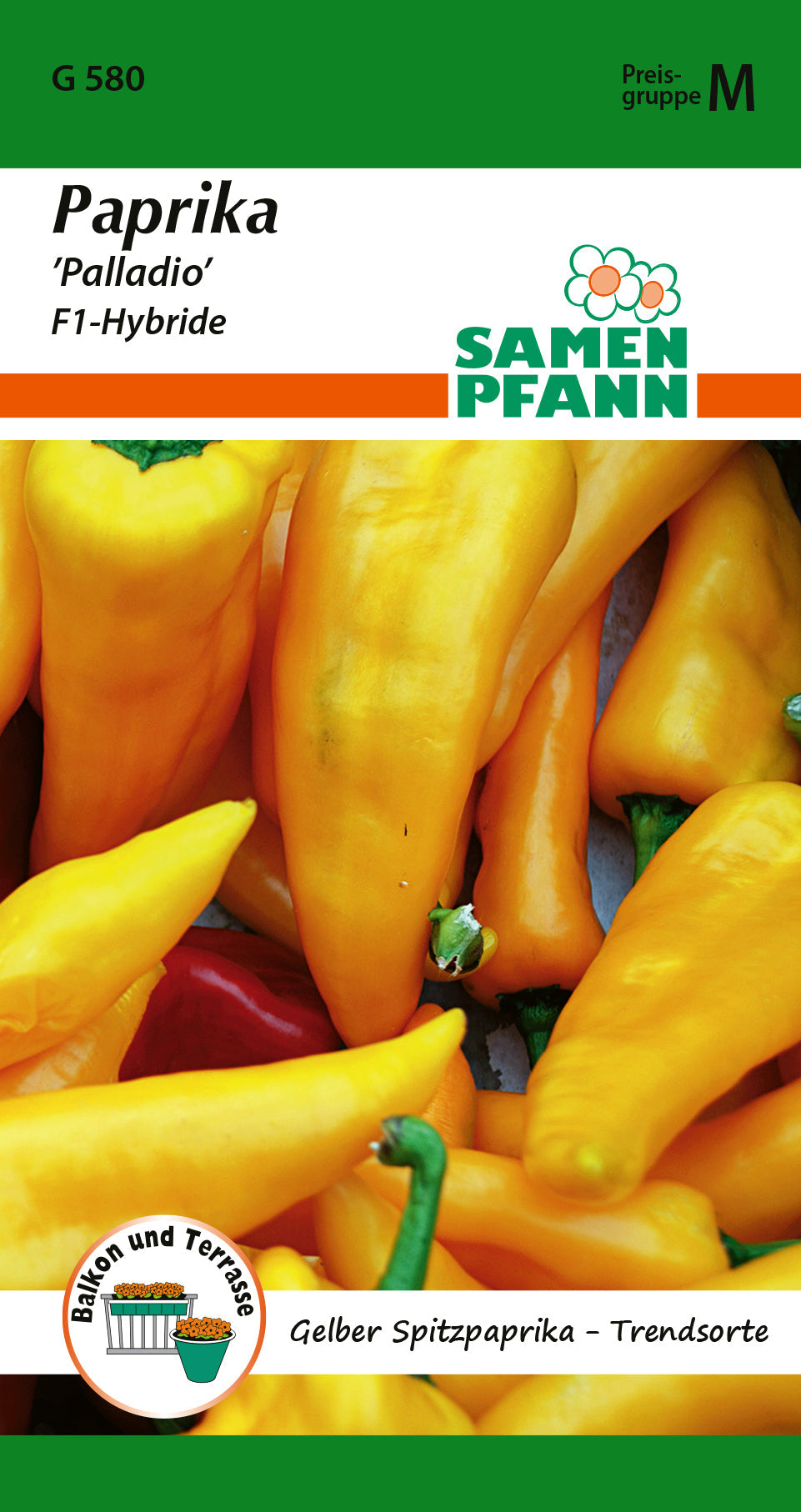 Samen Pfann Palladio Paprika