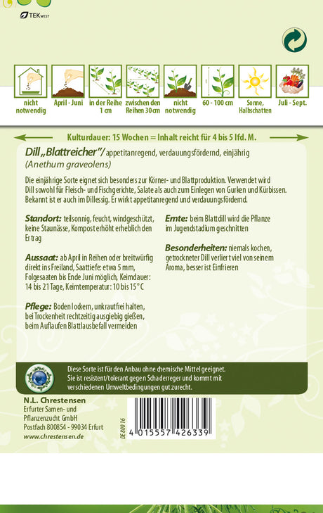 N.L. Chrestensen Dill Blattreicher