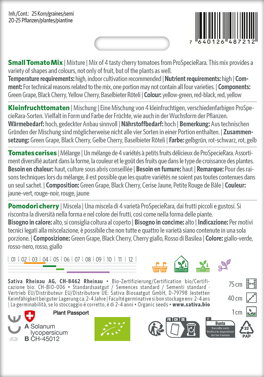 Sativa Kleinfruchttomaten Mischung
