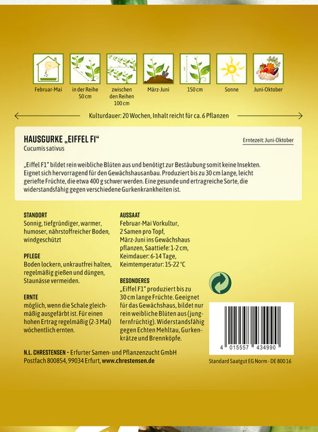 N.L. Chrestensen Hausgurke Eiffel F1