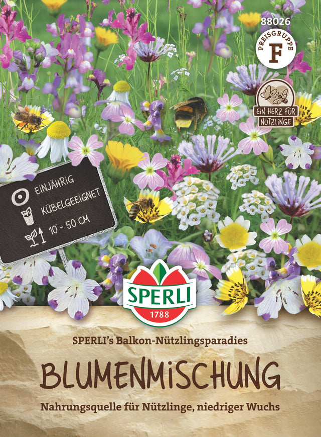 SPERLI Blumensamen-Mischungen SPERLI's Balkon-Nützlingsparadies