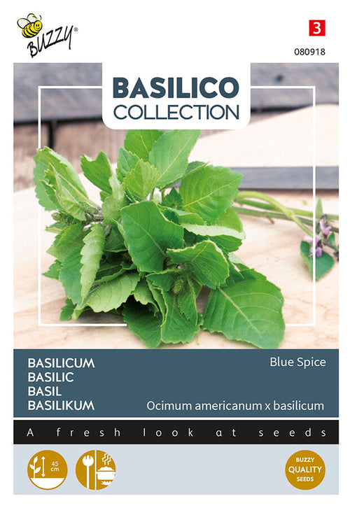 Buzzy Seeds Basilikum Blue Spice